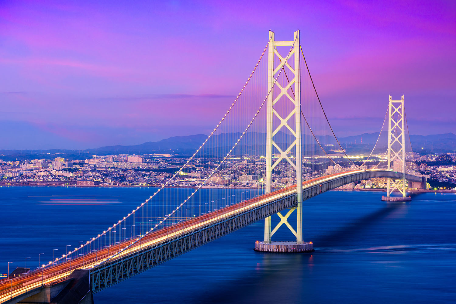 AKASHI KAIKYO PEARL BRIDGE – WORLD'S LARGEST SUSPENSION BRIDGE - OYAKATA